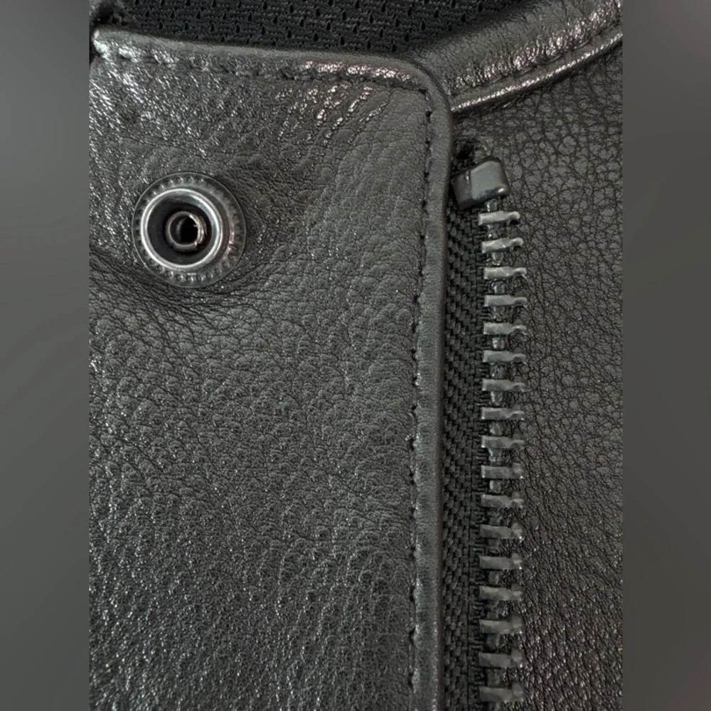 Men's Highside Leather Vest - First MFG Co Classics Platinum Small FIM638CPM